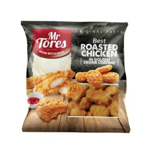Vištienos kepsneliai Nuggets IQF, šaldyti, Mr. Tores, 1 kg